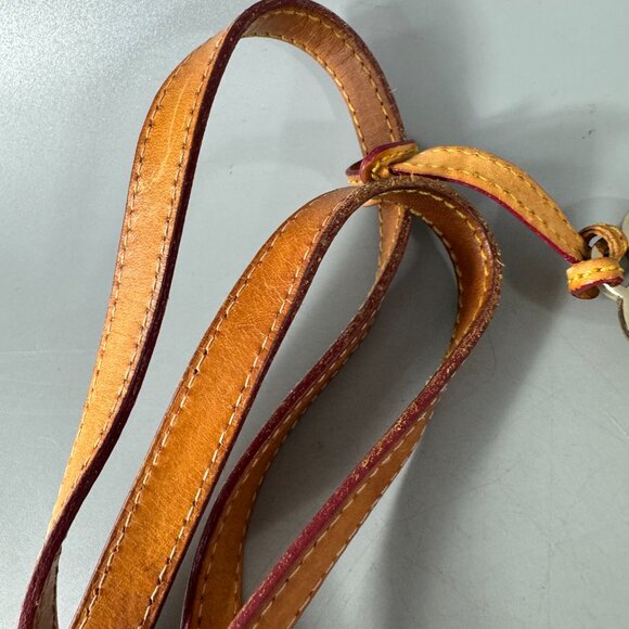 Dooney & Bourke Tan Leather Double Straps with Hanging Heart-shaped Charm - Picture 11 of 12